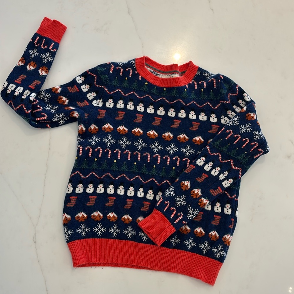 Mini Boden holiday sweater.  Size 11-12y